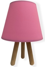 Laualamp Opviq Wood 390FLH1711, E27, 60W, roosa