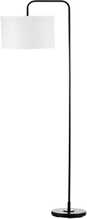 Laualamp HOMCOM, 64 x 38 x 163,5 cm, must metall, 180 cm juhtmega