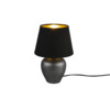 Laualamp Reality Abby, 1 x E14, max 40W, must, ø18 x 26 cm