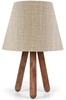 Laualamp Opviq AYD-1261, E27, 60W, kreem, pähkel