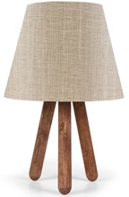 Laualamp Opviq AYD-1261, E27, 60W, kreem, pähkel