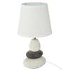 Laualamp Atmosphera Clary, 18 x 33 cm, valge kivist alusega
