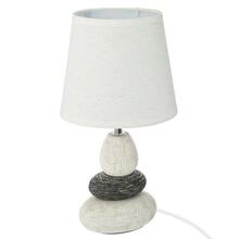 Laualamp Atmosphera Clary, 18 x 33 cm, valge kivist alusega