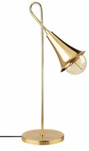 Laualamp Opviq Sarmal 3071, E27, 40W, kuldne, rauast korpus