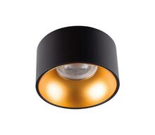 Süvistatav valgusti Kanlux Mini Riti, 1xGU10, 25W, must/kuldne