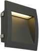 Seinapealne valgusti SLV Downunder, 233615, LED, 3.3-4W, 3000K, IP55, antratsiit