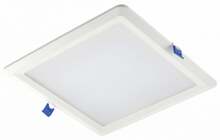 Süvistatav LED-paneel GTV Louis LD-LSWK06W-NB, 6W, 4000K, 480 lm, IP54, 8,6 x 8,6 cm, valge