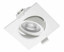 Süvistatav LED valgusti GTV Volare, 10 W, 800 lm, 4000 K, 10,4 x 10,4 cm, valge