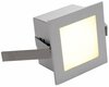 Süvistatav LED valgusti SLV Frame Basic, 111262, nelinurkne, hõbehall, soe valge