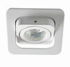 Sisseehitatav valgusti Kanlux Alren, IP20, 220V/12V, 9,9 x 9,9 x 2,5 cm, valge