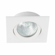 Süvistatav valgusti Kanlux Dalla, 1 x max 50 W, Gx5.3, 8,2 x 8,2 cm, valge