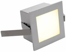 Süvistatav LED valgusti SLV Frame Basic, 111262, nelinurkne, hõbehall, soe valge