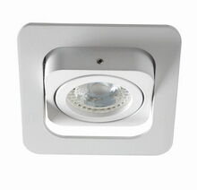 Sisseehitatav valgusti Kanlux Alren, IP20, 220V/12V, 9,9 x 9,9 x 2,5 cm, valge