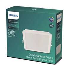 Süvistatav valgusti Philips Meson, 12,5 W, 3000 K, LED, valge