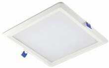 Süvistatav LED paneel GTV Louis, 15 W, 4000 K, IP54, 15 x 15 cm, valge