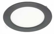 Süvistatav LED valgusti GTV Oris LD-ORW07W-CBP-10, 7W, 3000K, 560 lm, IP20, must