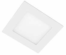 Süvistatav LED paneel GTV Matis Plus LD-MAW07W-CBP4, 7 W, 3000 K, IP44, 12 x 12 cm, valge
