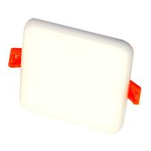 Süvistatav LED paneel Tope Rosa, 8 W, 4000 K, IP65, 10 x 10 x 2,4 cm, valge