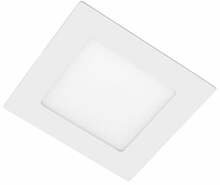 Süvistatav LED paneel GTV Matis Plus LD-MAW03W-CBP4, 3 W, 200 lm, 3000 K, IP44, 8,6 x 8,6 cm, valge