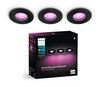 Süvistatav laelamp Philips Hue Xamento, 3x4,2W, GU10, RGBW, IP44, must, komplekt 3 tk
