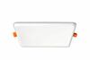 Süvistatav LED paneel Tope Ronda, 30 W, 3000 K, IP65, 21,5 x 21,5 cm