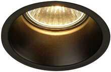 Sisseehitatav valgusti SLV Horn, 50W, GU10, IP20, must
