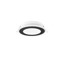 Süvistatav LED valgusti Trio Aura, 10 W, 3000 K, 1040 lm, must, 15 cm