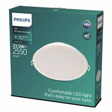 Süvistatav valgusti Philips Meson, 23.5 W, 3000 K, LED, valge