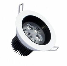 Süvistatav LED valgusti Tope Anda, 5 W, 3500K, IP40, 10,8 x h5 cm, valge