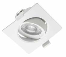 Süvistatav LED valgusti GTV Volare, 5 W, 400 lm, 3000 K, 9 x 9 cm, valge