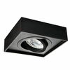 Laevalgusti Kanlux Mini Gord, 1 x GX5,3/GU10, max 35 W, 9,8 x 9,8 x 5 cm, must