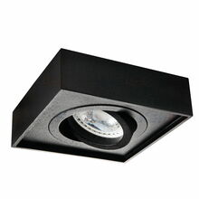 Laevalgusti Kanlux Mini Gord, 1 x GX5,3/GU10, max 35 W, 9,8 x 9,8 x 5 cm, must
