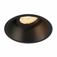 Süvistatav valgusti SLV Horn-T, 113140, GU10, 25W, IP20, must