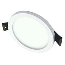 Süvistatav LED paneel Tope Split, 8 W, 4000 K, IP44, ümmargune, valge
