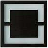 Süvistatav valgusti Eko-Light Quadro EKS6906, LED, 3000K, must