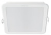 Süvistatav LED-paneel Philips Meson, 12,5 W, 3000 K, 14 x 14 cm, valge