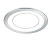 Süvistatav LED paneel Trio Core, 10 W, 1040 lm, 3000 K, kroom, ø14,5 cm