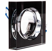 Sisse-ehitatav valgusti Kanlux Morta, 1 x 50 W, GX5.3, must