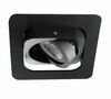 Süvisvalgusti Kanlux Alren DTL-B, GU10, IP20, 220V/12V, 9,9 x 9,9 x 2,5 cm, must