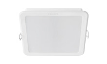 Süvistatav LED-paneel Philips Meson, 12,5 W, 4000 K, 1300 lm, ruudukujuline