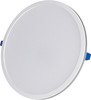 Ümar süvistatav LED valgusti Tope Topaz, 18 W, 4000 K, IP40, 1620 lm, valge, 18 cm