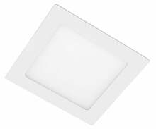 Süvistatav LED paneel GTV Matis, 13 W, 3000 K, IP44, 17 x 17 cm, valge