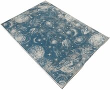 Vaip Conceptum Hypnose W1010 213HFT1184, 150 x 80 cm, valge/sinine