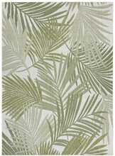 Vaip sise Hakano Vinea Palms, kreemjasvalge/roheline, 150 x 80 cm