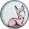 Ümar laste vaip Ayyildiz Bambi Pink 0850, 160 x 160 cm, roosa