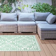 Aiavaip Esschert Design, 182 x 122 cm, roheline/valge