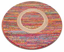 Vaip Conceptum Hypnose Colored Jute 287CHL1967, 100 x 100 cm, mitmevärviline