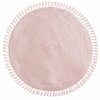 Ümmargune dekoratiivvaip Dekoracja Domu, 90 cm, roosa