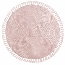 Ümmargune dekoratiivvaip Dekoracja Domu, 90 cm, roosa
