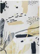 Vaip Hakano Arlen Abstract2, valge/kollane, 220 cm x 160 cm